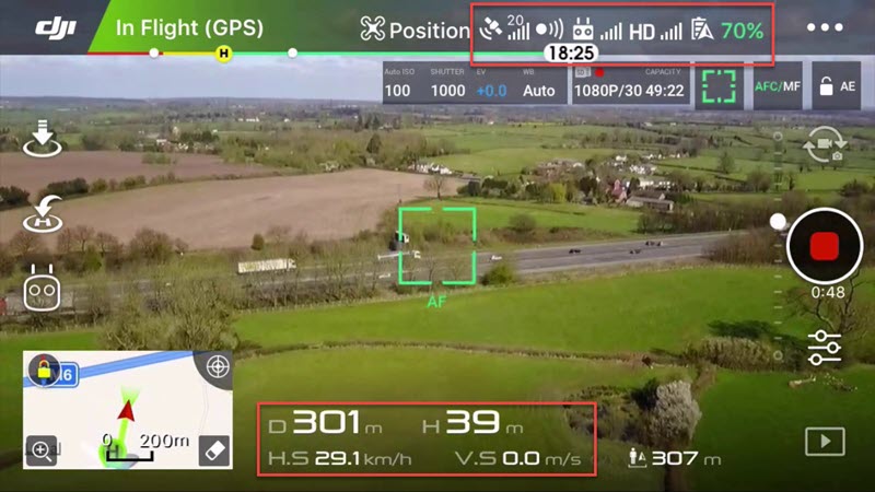 Telemetrie DJI Go 4 - Drohnen Lexikon für Drohnenpiloten